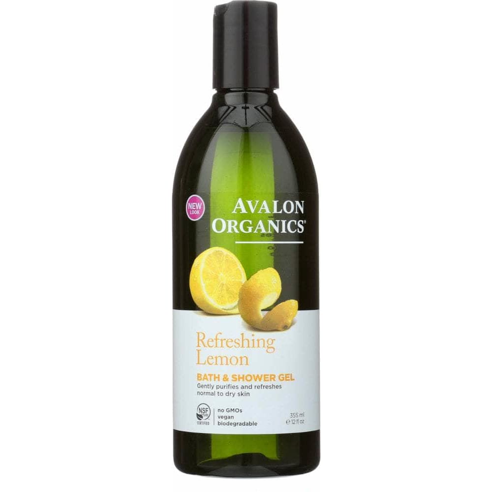 Avalon Organics Avalon Organics Bath & Shower Gel Lemon, 12 oz