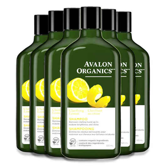 Avalon Organics Clarifying Lemon Shampoo 11 Fl. oz 6 Pack - Shampoo - Avalon Organics