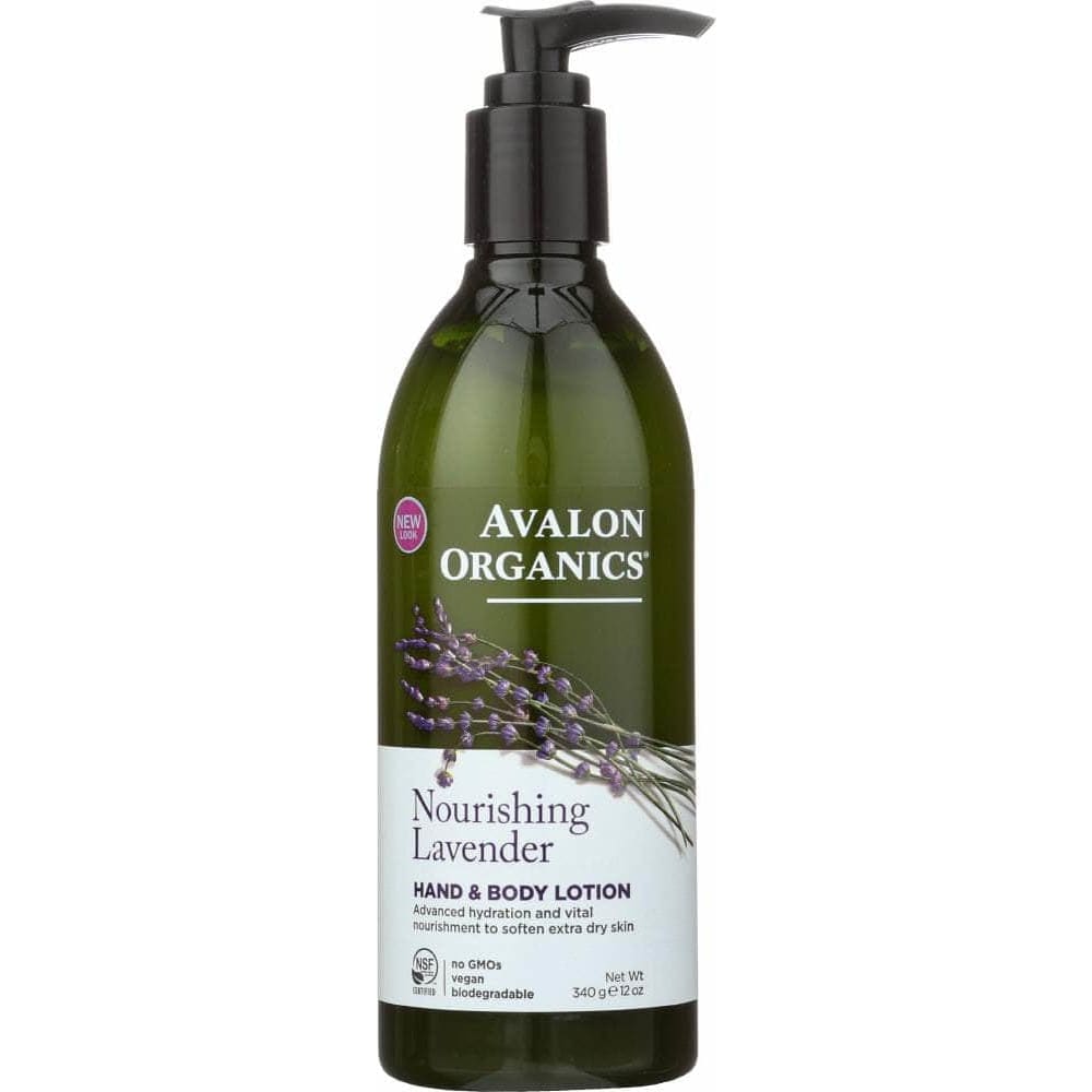 AVALON ORGANICS Avalon Organics Hand & Body Lotion Lavender, 12 Oz