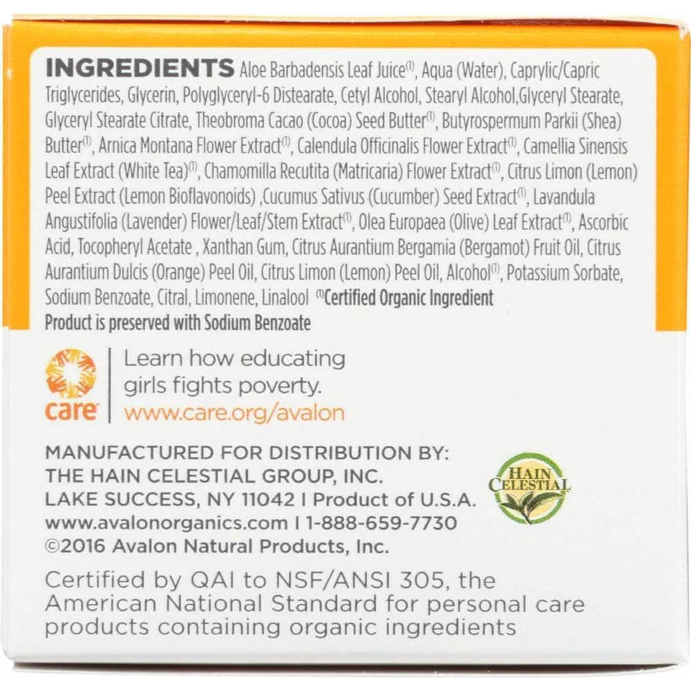 Avalon Organics Avalon Organics Intense Defense Vitamin C Renewal Rejuvenating Oil-Free Moisturizer, 2 oz