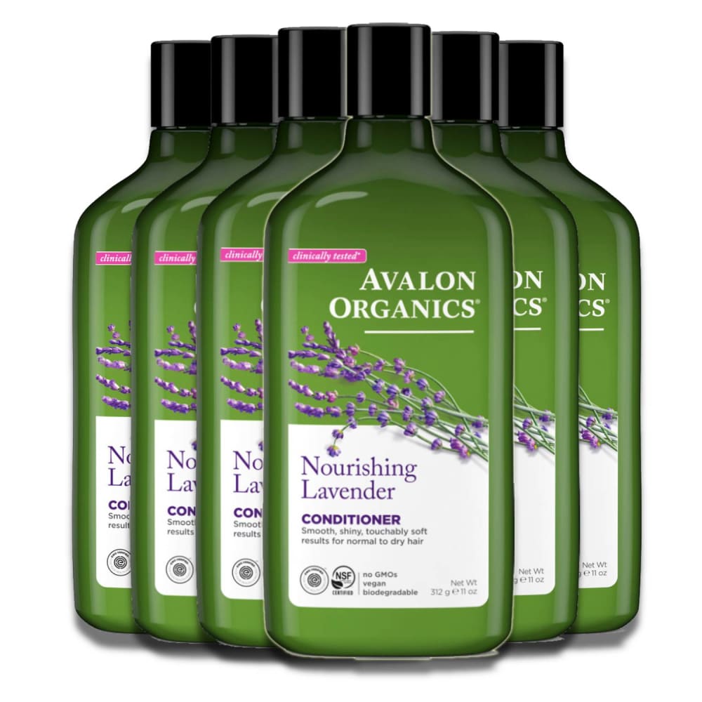Avalon Organics Lavender Nourishing Conditioner 11 Fl. oz 6 Pack - Conditioners - Avalon Organics