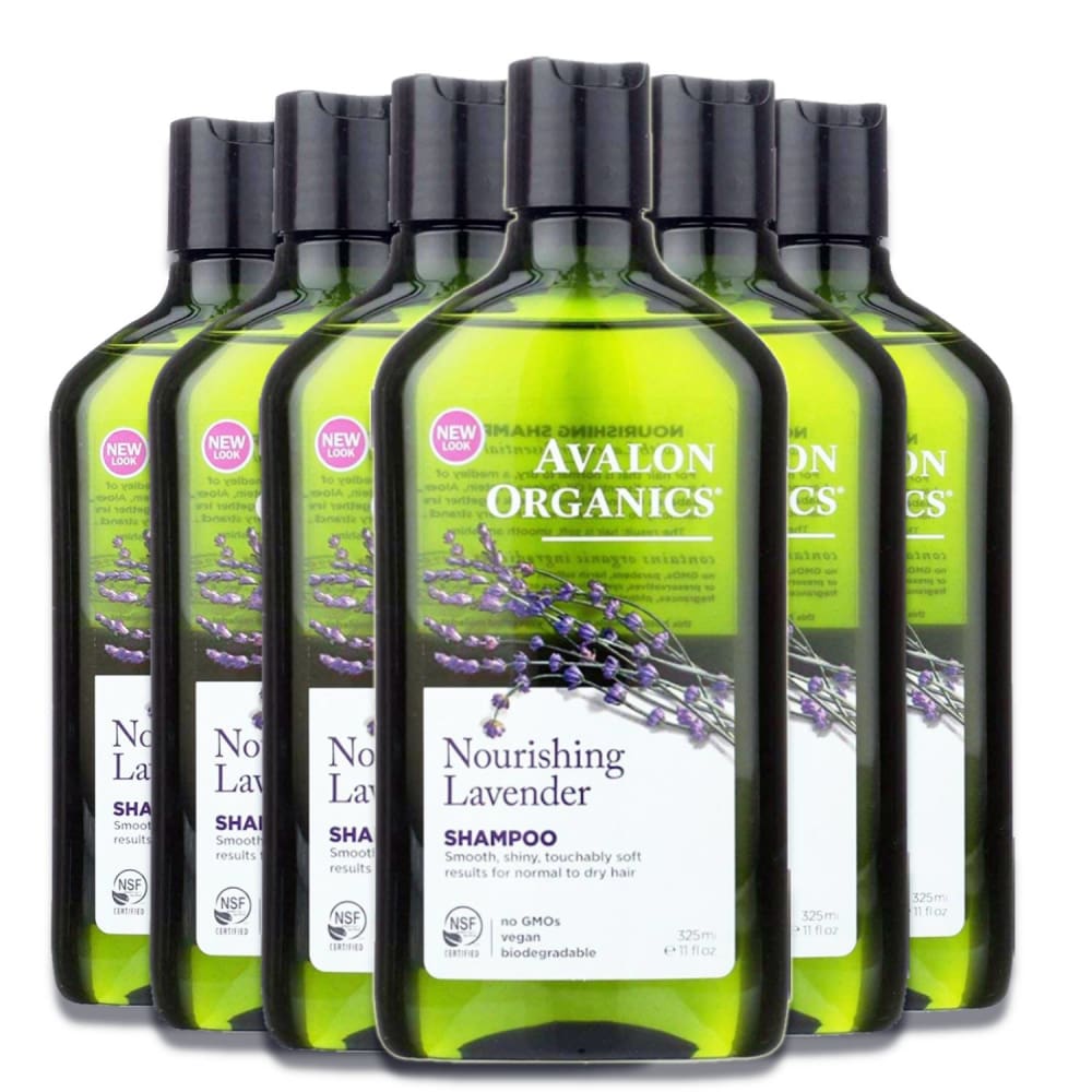 Avalon Organics Lavender Nourishing Shampoo 11 Fl. oz 6 Pack - Shampoo - Avalon Organics