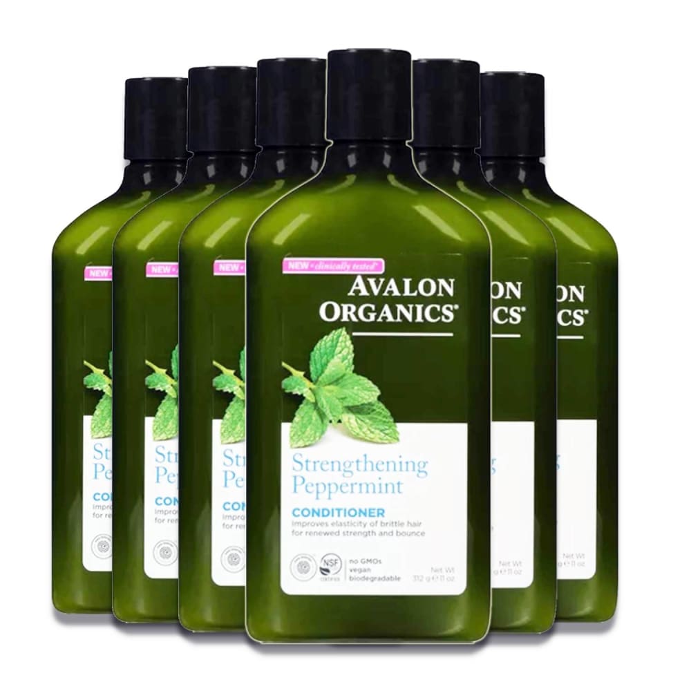 Avalon Organics Strengthening Peppermint Conditioner 11 Fl. oz 30 Pack - Wholesale - Conditioners - Avalon Organics