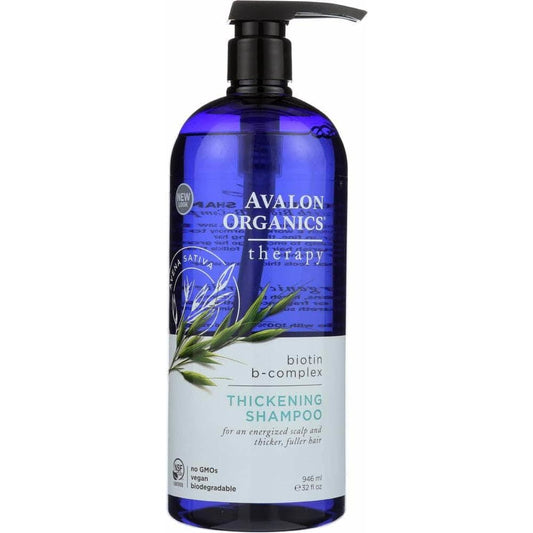 AVALON ORGANICS Avalon Organics Thickening Shampoo Biotin B-Complex Therapy, Paraben Free, 32 Oz