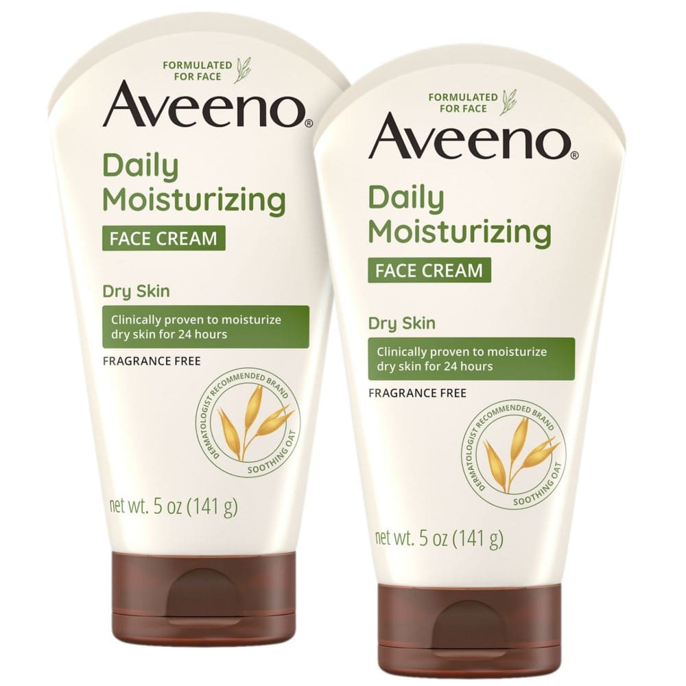 Aveeno Daily Moisturizing Face Cream for Dry Skin (5 fl. oz. 2 pk.) - Skin Care - Aveeno