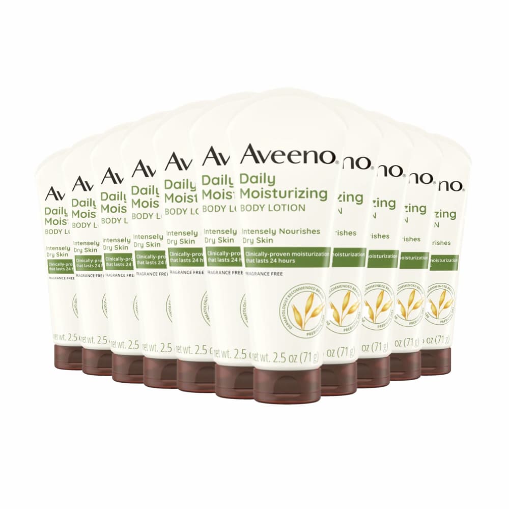 Aveeno Daily Moisturizing Lotion 2.5 Oz - 12 Pack - Facial Creams & Moisturizers - Aveeno
