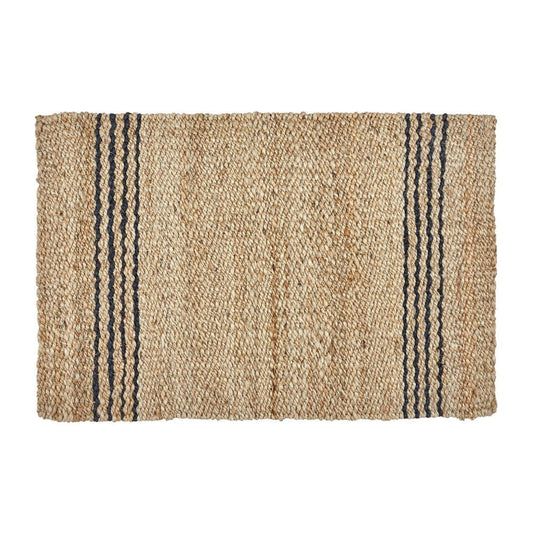 Avery Home Stripe Jute Doormat 24 x 36 - Outdoor Decorative Accents - Avery