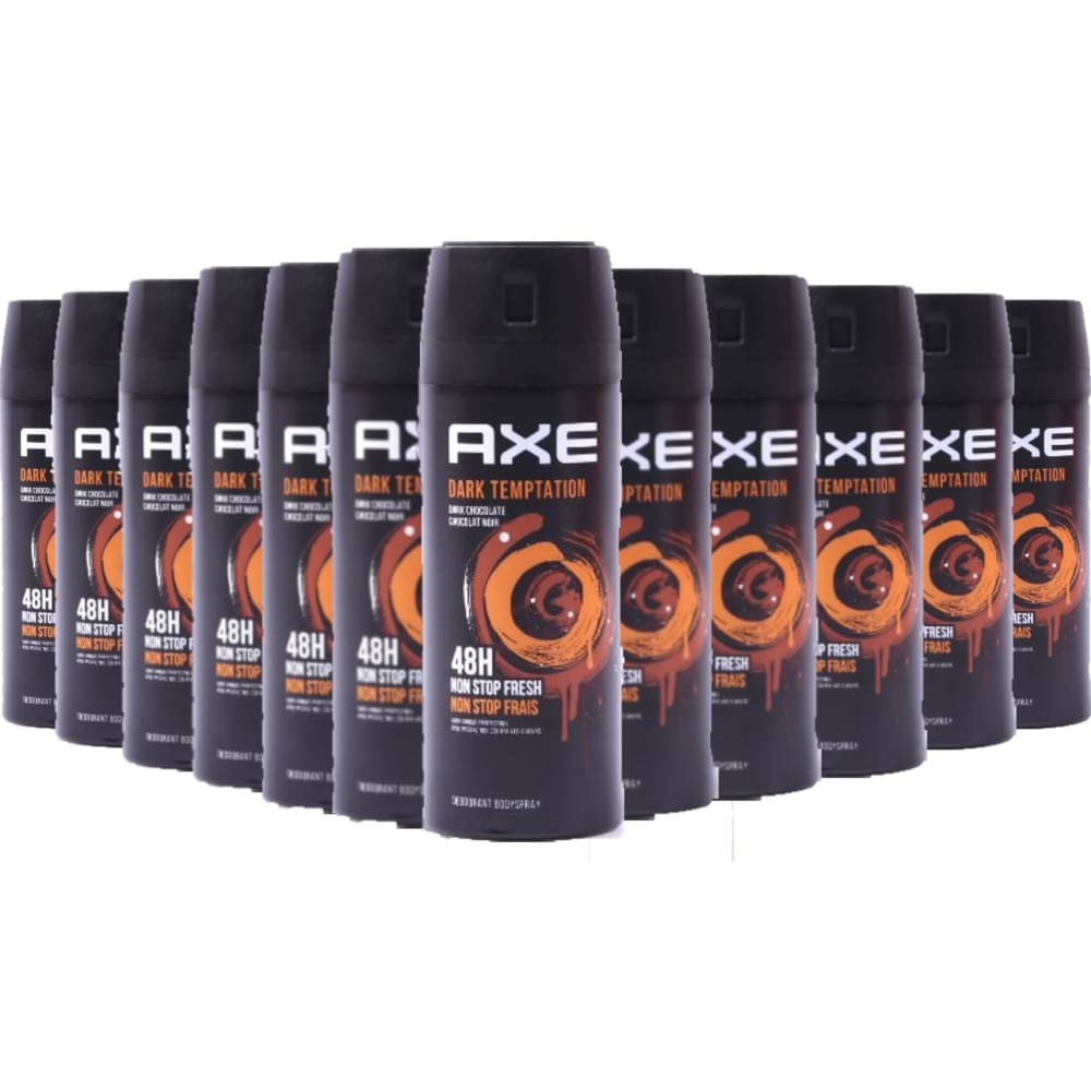 Axe Deodorant Body Spray Dark Temptation 150 ml / 5.07 oz - 12 pack - Deodorant & Anti-Perspirant - Axe