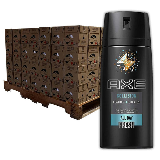 Axe Deodorant Body Spray Pallet - 6 Fragances - 5.07 0z - 150 Boxes - 12 Bottle Each - Deodorant & Anti-Perspirant - Axe