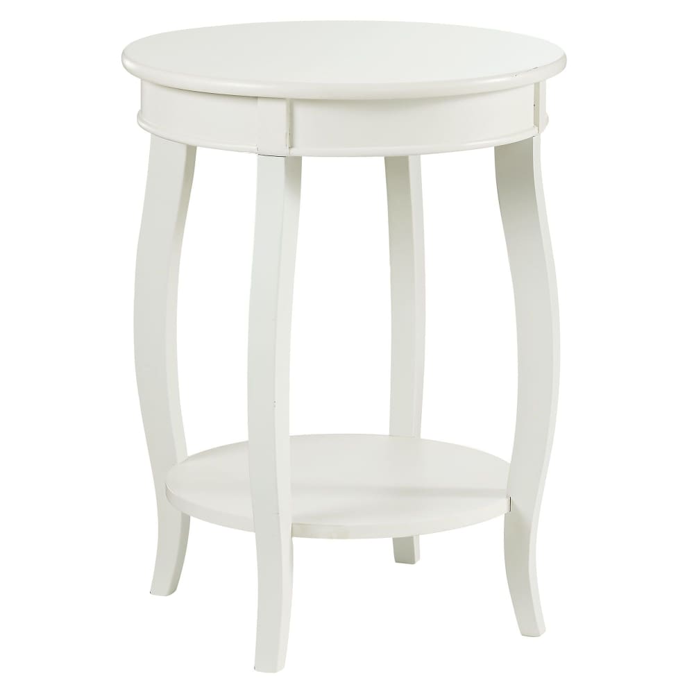 Ayers Side Table - White - Powell