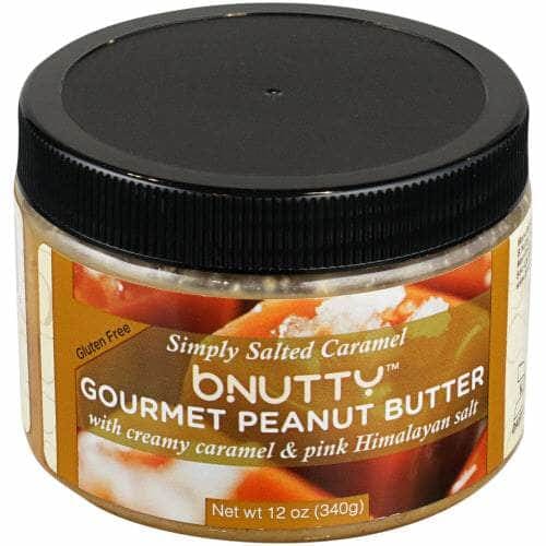 BNUTTY B Nutty Peanut Butter Simply Salted Caramel, 12 Oz