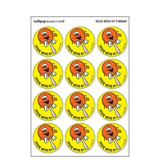 Stinky Stickers Lollipop Scent Stick With It (Pack of 12)