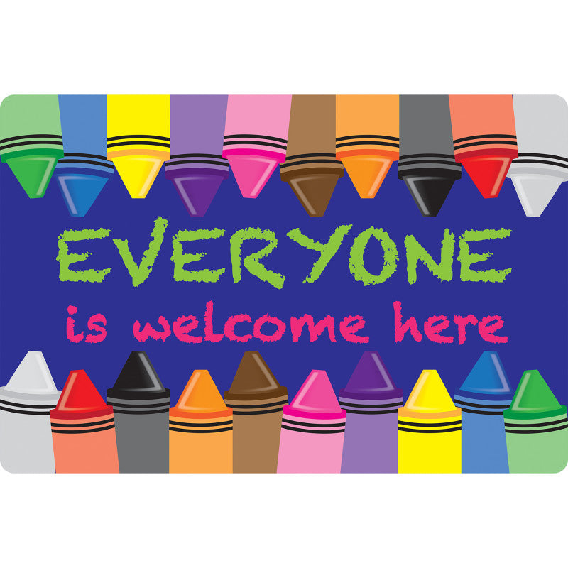 Mouse Pad Crayons Everyone Welcome (Pack of 10)