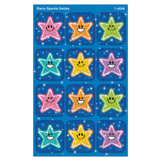 Starry Smiles Sparkle Stickers 24Ct (Pack of 12)