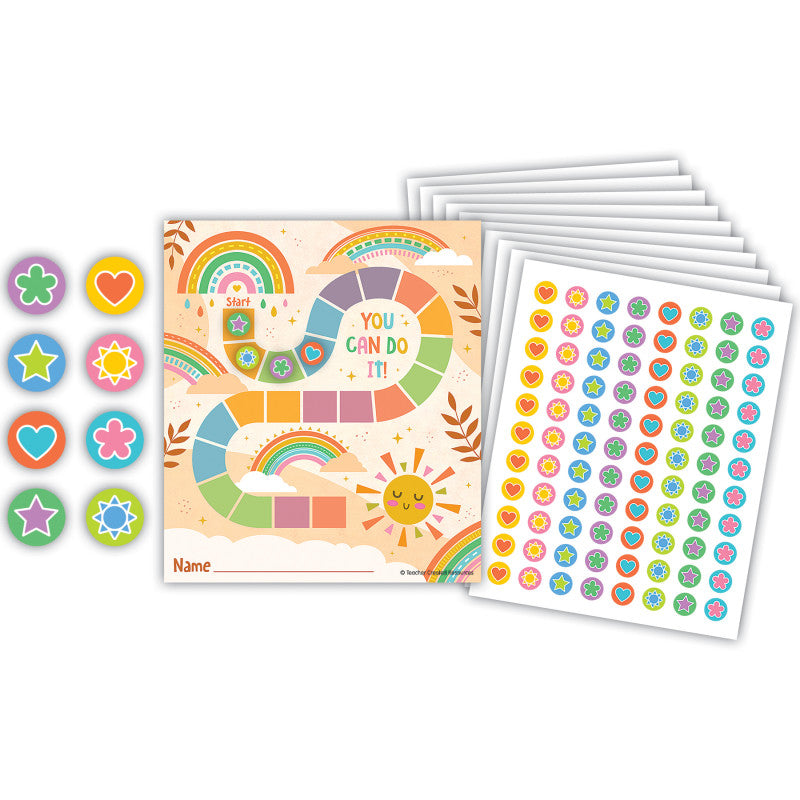 Super Star Reward Trackers With Stickers (Pack of 10)
