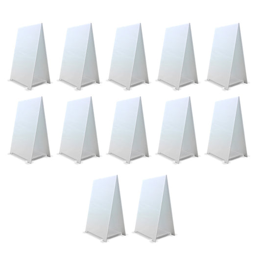 12Ct Dryerase Tabletop Marque Easel 11X17In Premium Corrugated Plastic