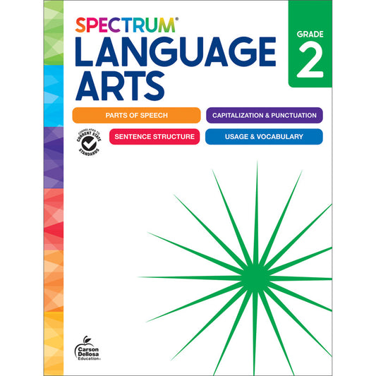 Spectrum Gr2 Language Arts Workbook (Pack of 3)