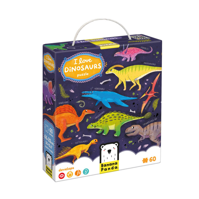 I Love Dinosaurs Puzzle (Pack of 3)