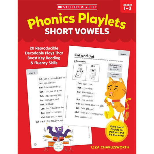 Phonics Playlets Short Vowels (Pack of 3)