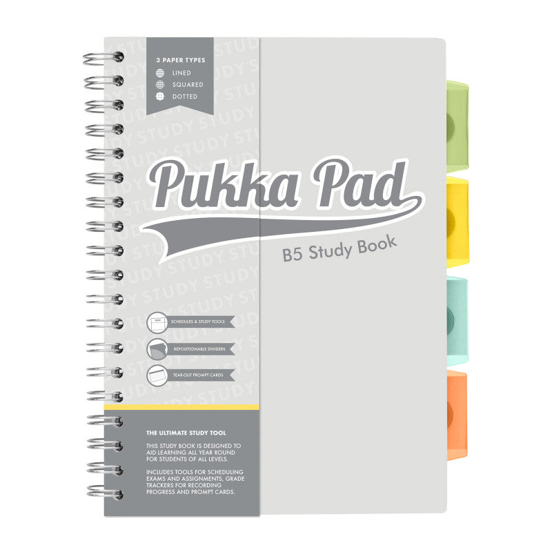 Pukka Pad B5 Study Book (Pack of 6)
