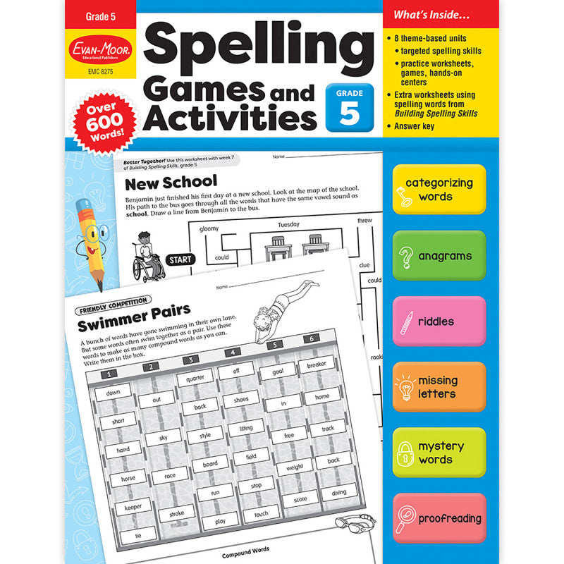 Spelling Games And Activities Gr5