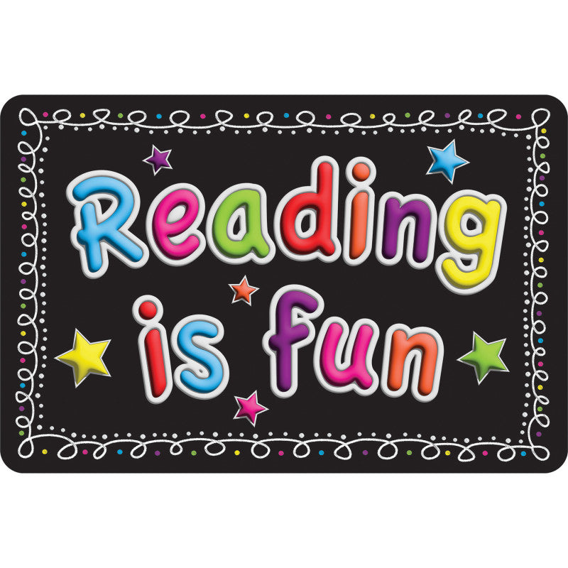 Welcome Mat 15.5X23.5 Reading Fun (Pack of 2)