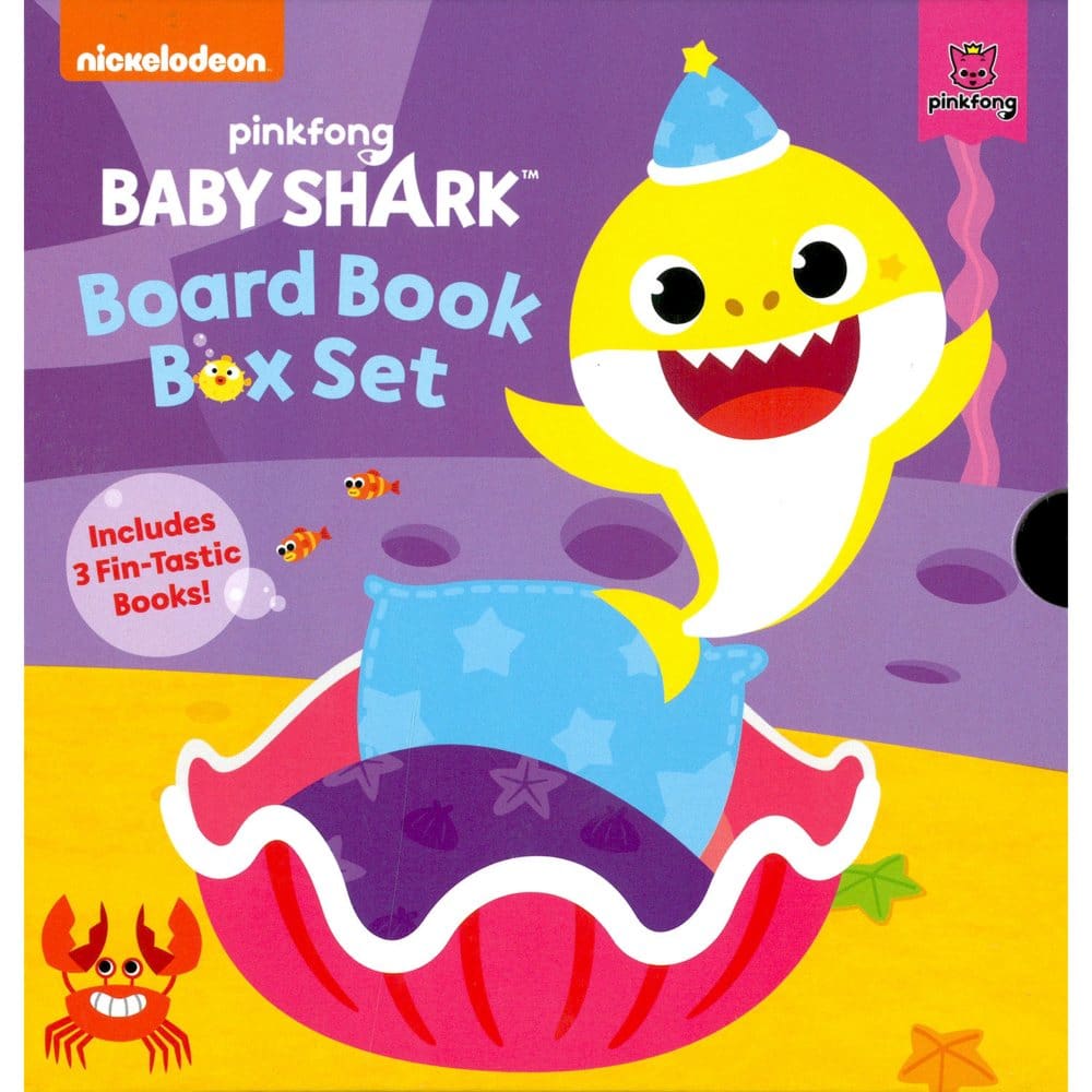 Baby Shark 3-Book Board Book Box Set - Kids Books - Baby