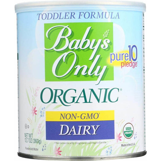 Babys Only Organic Baby'S Only Organic Toddler Formula Dairy Iron Fortified, 12.7 Oz