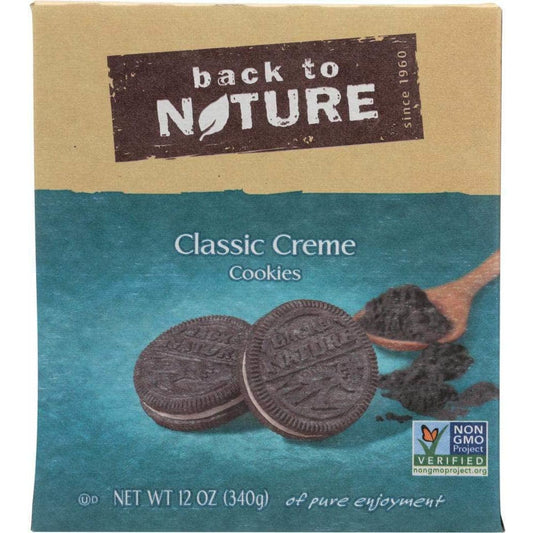 Back To Nature Back To Nature Classic Sandwich Creme Cookie, 12 oz