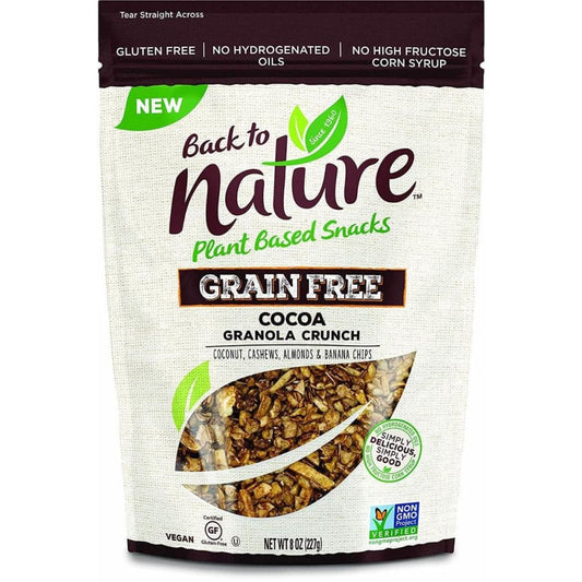 BACK TO NATURE BACK TO NATURE Cocoa Granola Crunch Grain Free, 8 oz