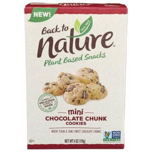 BACK TO NATURE Back To Nature Cookie Mini Choc Chnk, 6 Oz