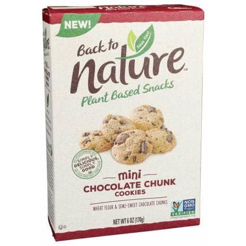 BACK TO NATURE Back To Nature Cookie Mini Choc Chnk, 6 Oz