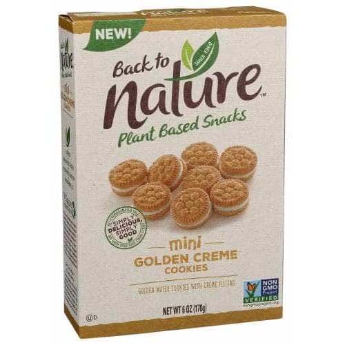 BACK TO NATURE Back To Nature Cookie Mini Golden Creme, 6 Oz