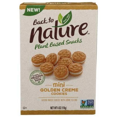BACK TO NATURE Back To Nature Cookie Mini Golden Creme, 6 Oz