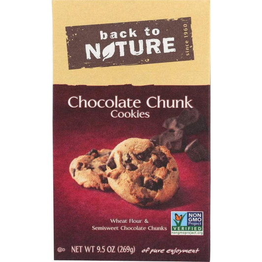 Back To Nature Back To Nature Cookies Chocolate Chunk, 9.5 oz