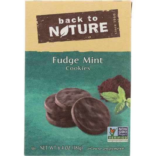 Back To Nature Back To Nature Cookies Fudge Mint, 6.4 oz