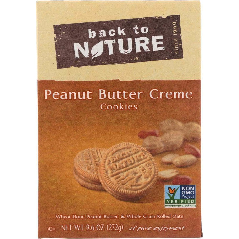 Back To Nature Back To Nature Cookies Peanut Butter Creme, 9.6 oz