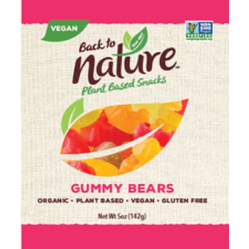 BACK TO NATURE BACK TO NATURE Gummy Bears Assrt, 5 oz
