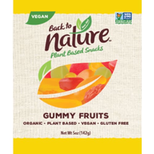 BACK TO NATURE BACK TO NATURE Gummy Fruits Assrt, 5 oz