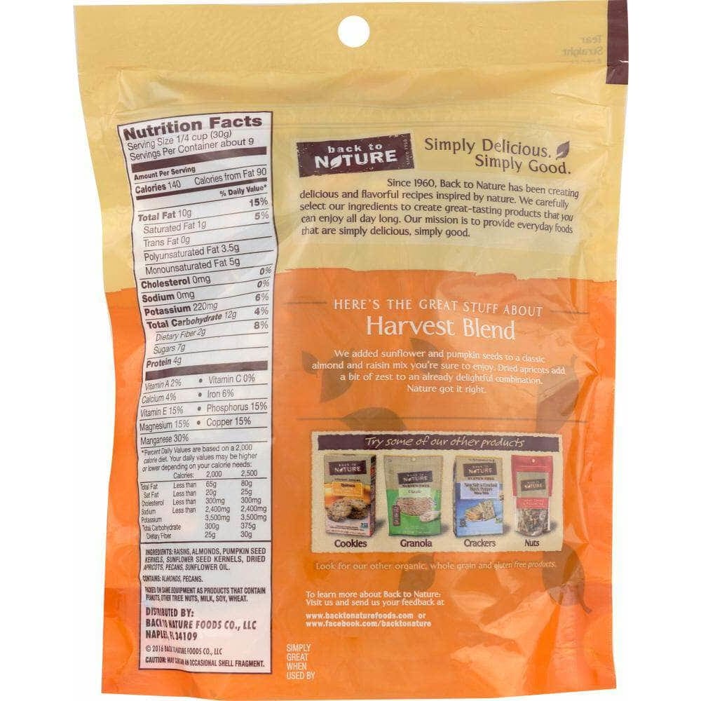 Back To Nature Back To Nature Harvest Blend Trail Mix, 10 Oz