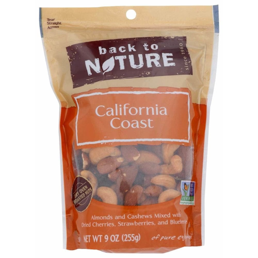BACK TO NATURE BACK TO NATURE Nut Calif Coast Blend, 9 oz