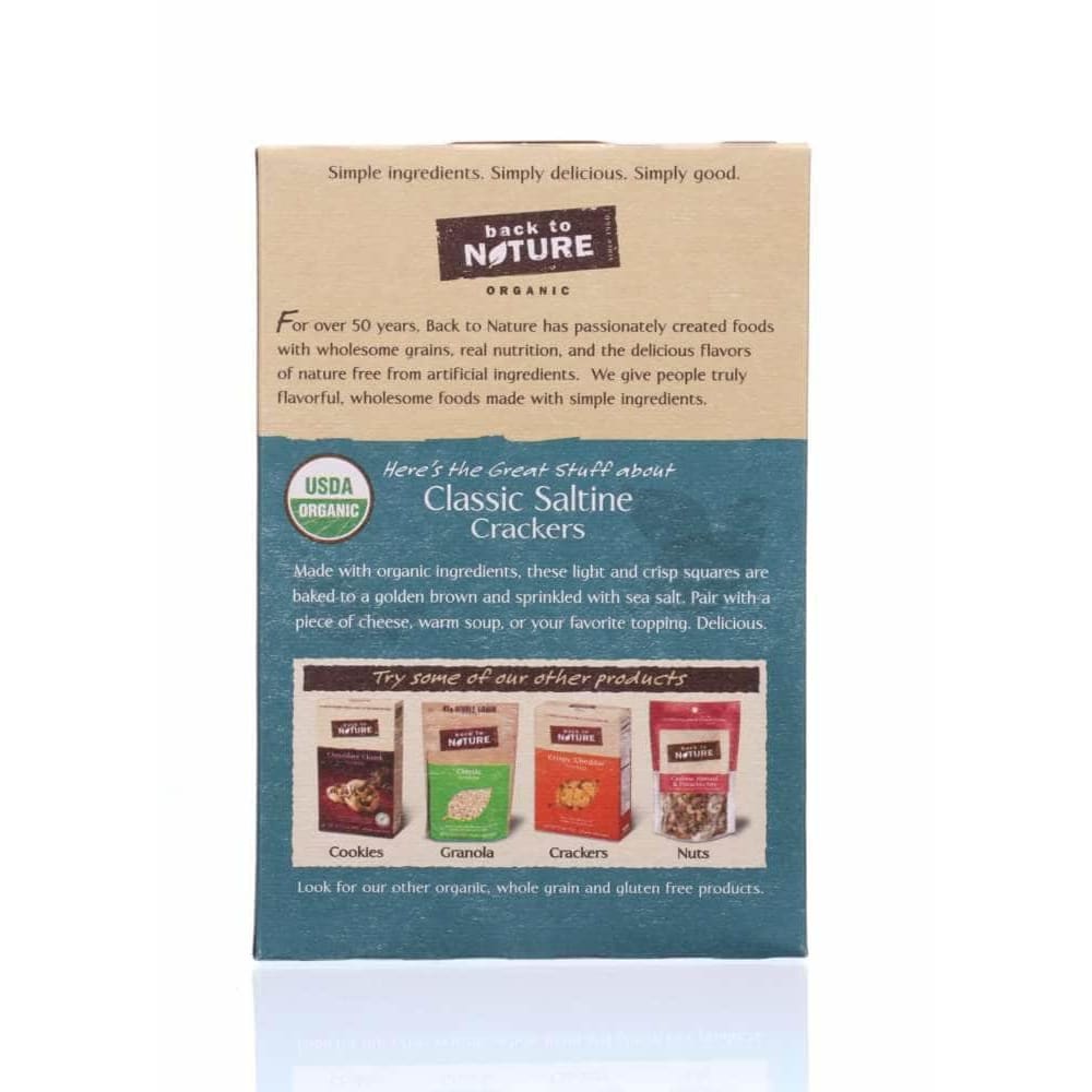 Back To Nature Back To Nature Organic Classic Crackers Saltine, 7 oz