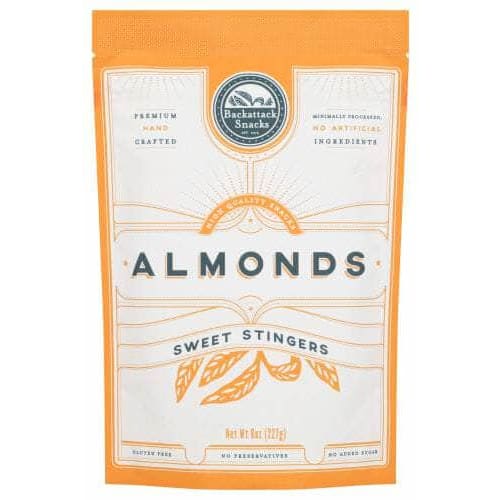 BACKATTACK SNACKS Grocery > Snacks > Nuts BACKATTACK SNACKS: Sweet Stinger Almonds, 8 oz