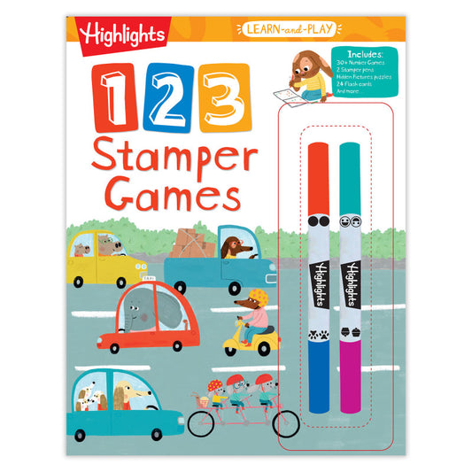 123 Stamper Games Learn & Play (Pack of 3)