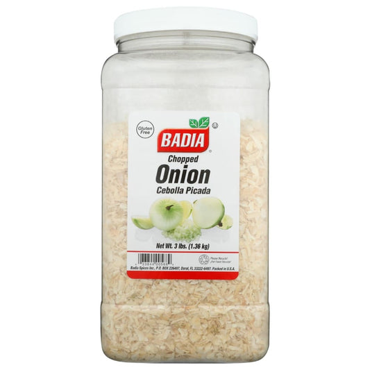 BADIA: Chopped Onion Flakes 3 lb - BADIA