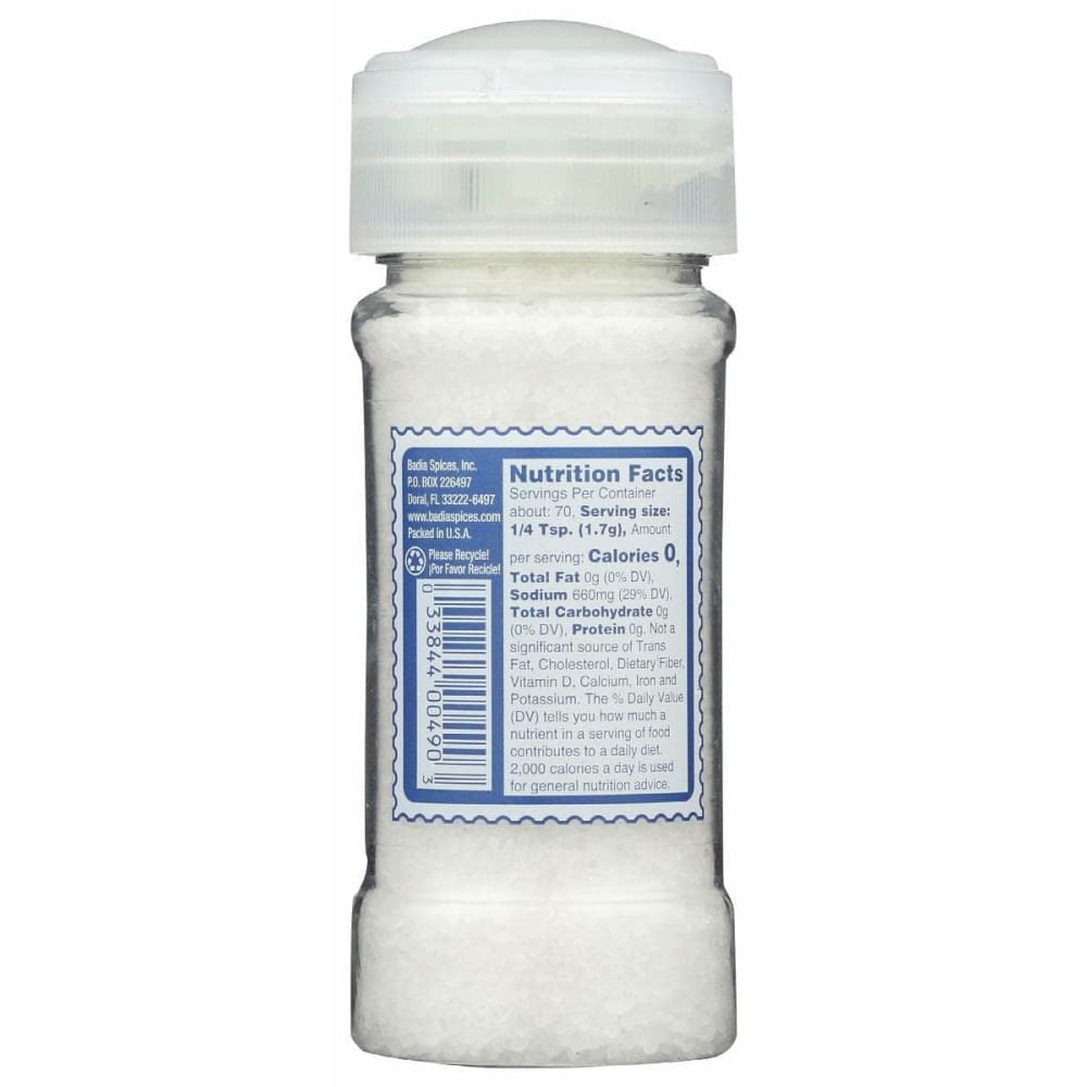BADIA Badia Grinder Salt, 4.25 Oz