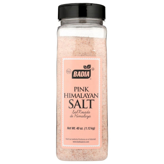 BADIA: Salt Pink Himalayan 40 OZ (Pack of 4) - Grocery > Cooking & Baking > Seasonings - BADIA