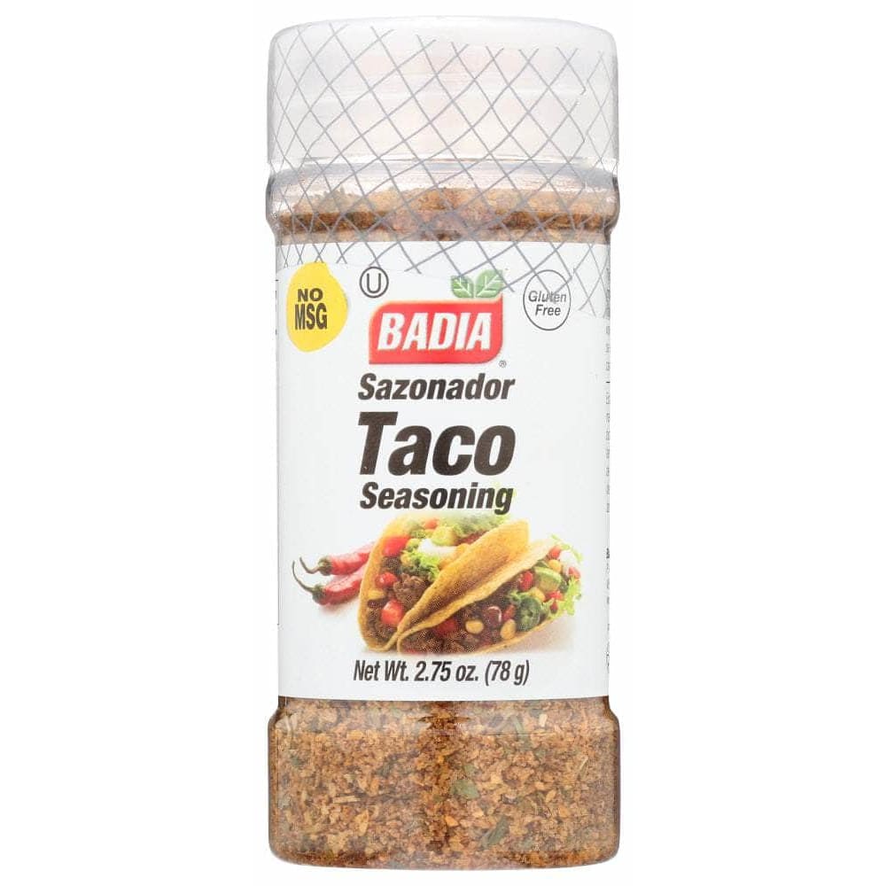 Badia Badia Taco No MSG Seasoning, 2.75 oz