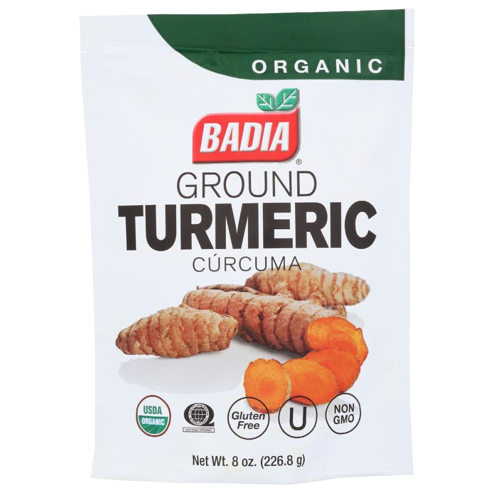 BADIA: Tumeric Ground Org 8 oz (Pack of 5) - BADIA