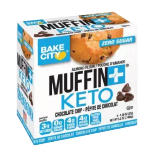 BAKE CITY: Muffin Chocolate Chip 5.2 oz (Pack of 4) - Grocery > Snacks - BAKE CITY